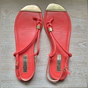 INC International Concepts Moirah Knotted Flat Thong Strap Sandals
